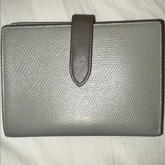 Celine Handbags - Céline Taupe and Gray Wallet EUC STUNNING